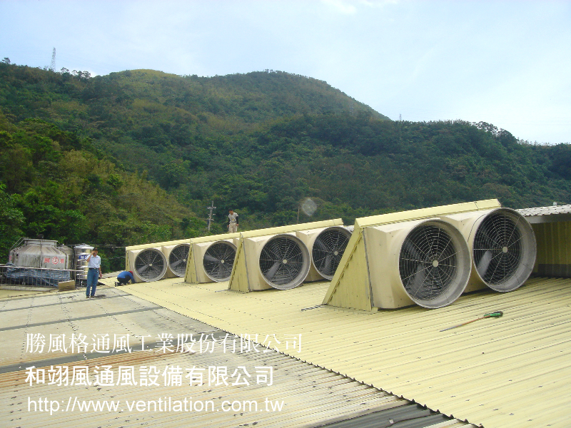 廠房通風設備工程－工業大型排風扇安裝案例 